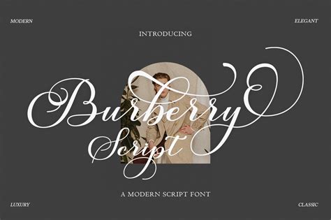 burberry script font download.